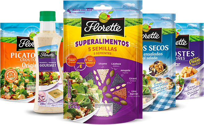 Topping y salsas de Florette
