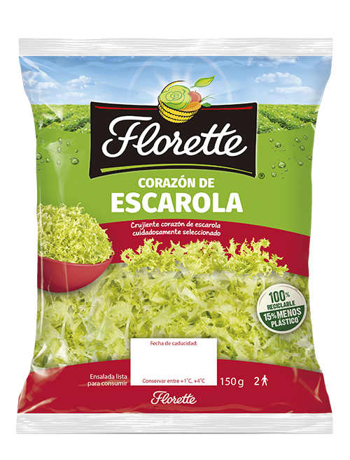 Bolsa de ensalada con corazón de escarola