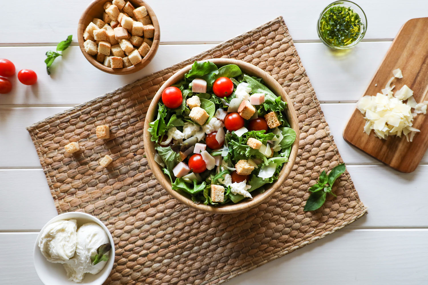 Cómo hacer una receta de Ensalada italiana