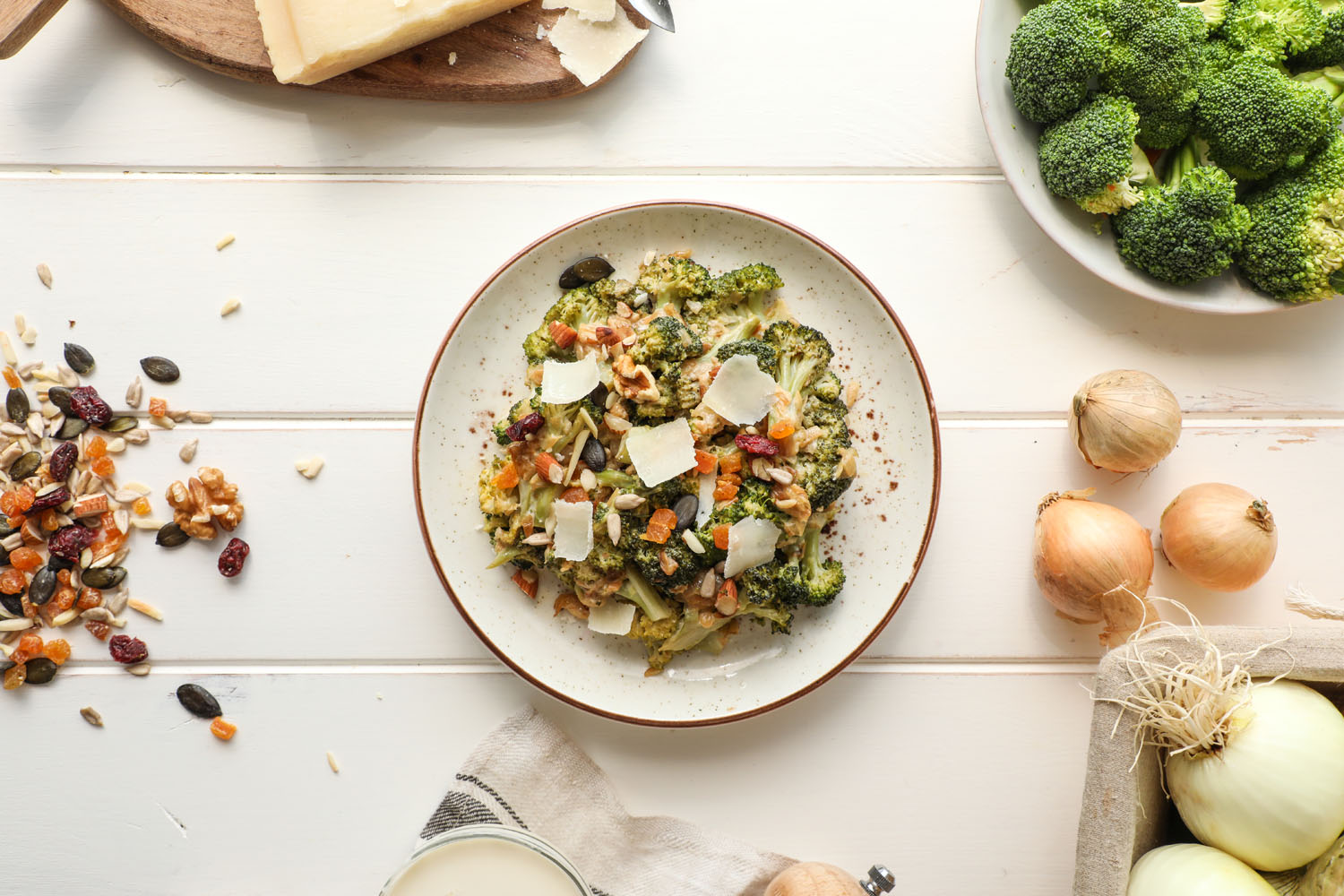 Cómo hacer una receta de Ensalada templada de Brócoli