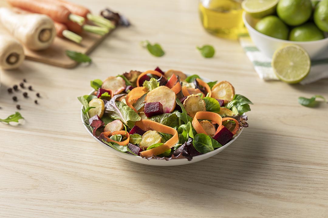 Cómo hacer una receta de Ensalada de chirivía asada y café