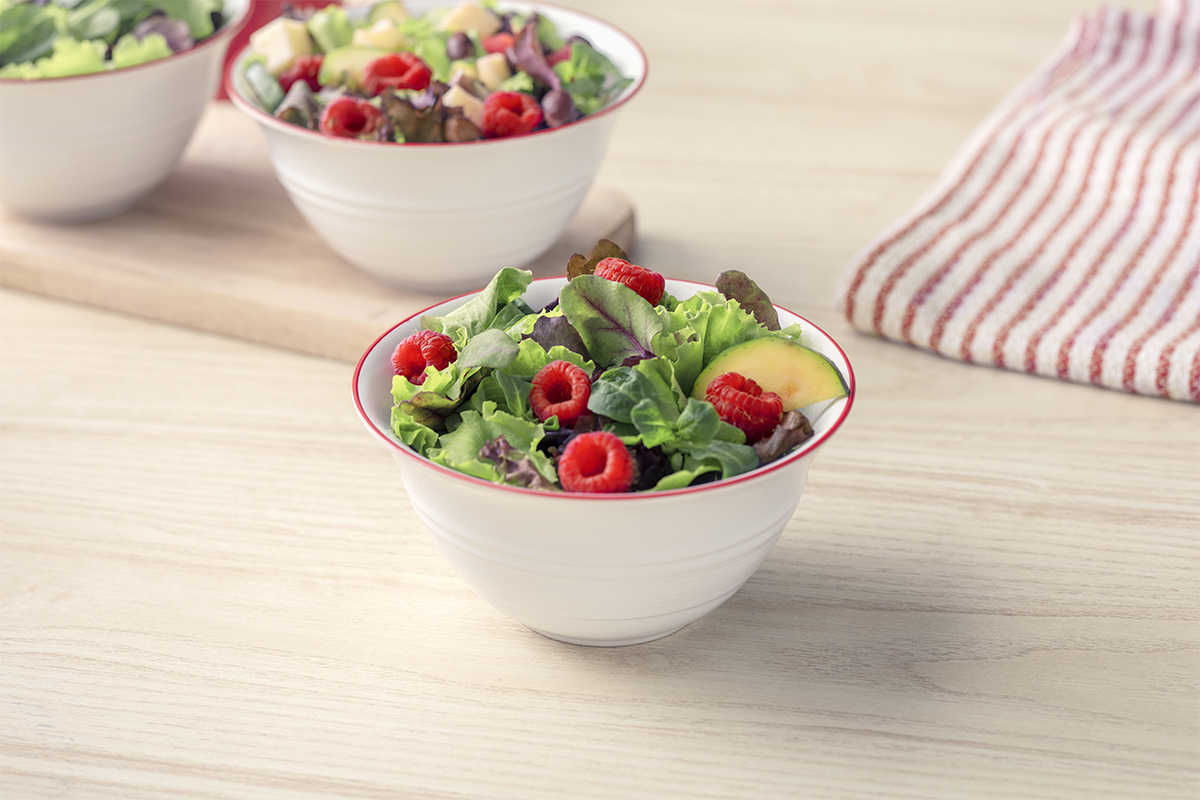 Cómo hacer una receta de Ensalada de frijoles y frambuesas