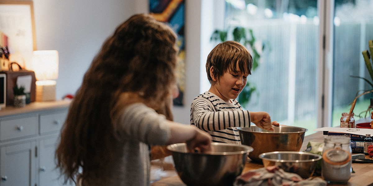 Ideas de recetas saludables para hacer con niños.