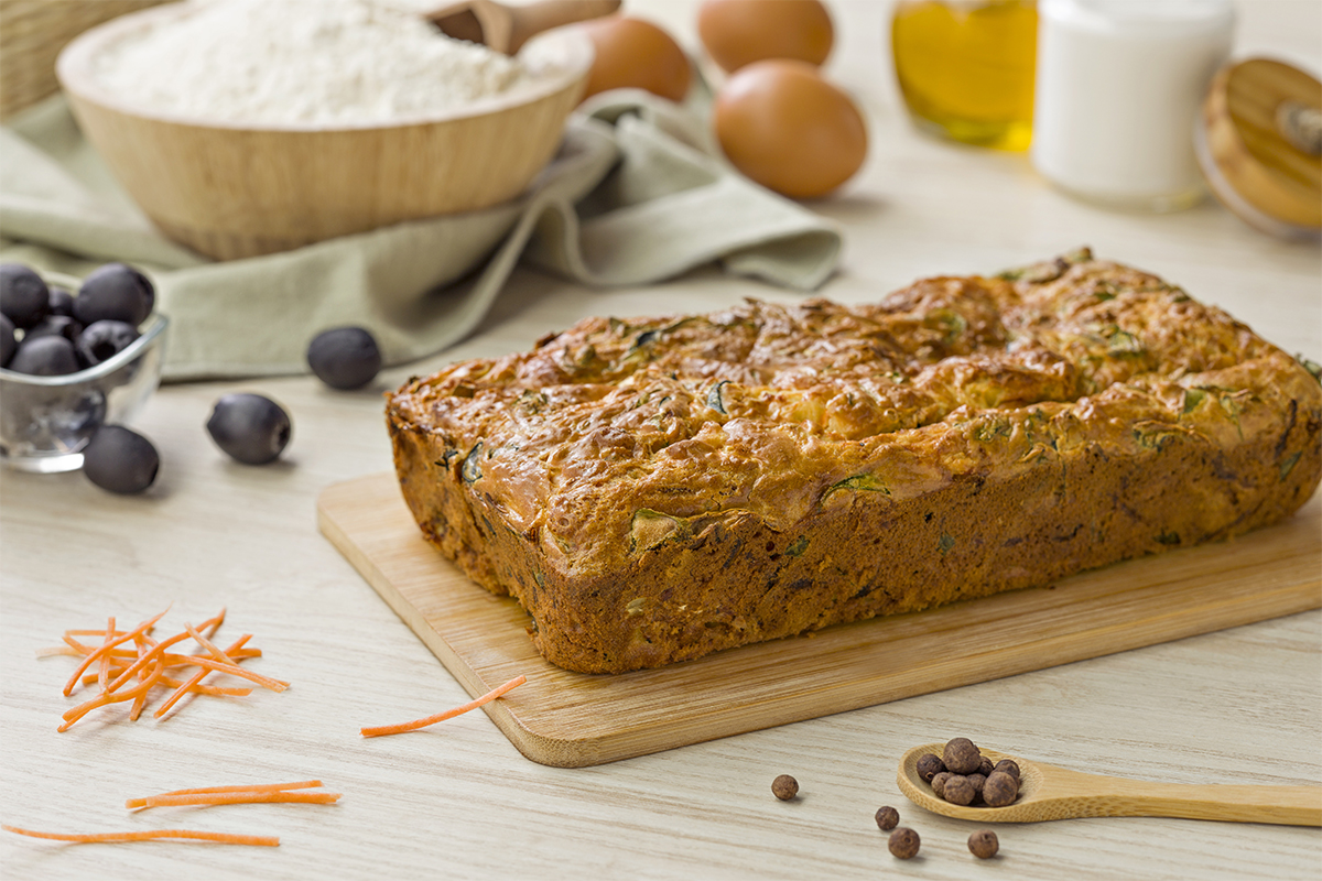 Cómo hacer un pastel salado de bacalao y verduras